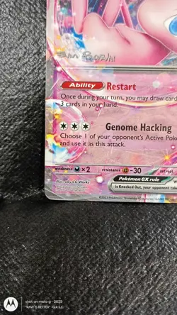 2024 World Championships Pokemon Honolulu Evan Pavelski Mew Ex **MINT*QRSC** - Image 4