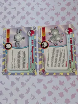 Topps Pokemon Magnemite/Magneton 1999 TV Animation Edition Non Holo Blue Logo - Image 2