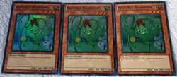 Yugioh 3x Naturia Rosewhip HA02-EN041 Super Rare Unlimited Edition NM Playset - Image 3