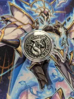 Yu-Gi-Oh! Official YCS Pre-Registration Silver Cyber Dragon Coin - Image 1
