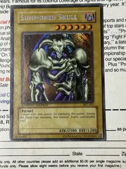 Yu-Gi-Oh! Summoned Skull 2002 MRD-003 1st Edition Ultra Rare Metal Raiders LP/NM - Image 1
