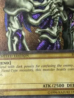 Yu-Gi-Oh! Summoned Skull 2002 MRD-003 1st Edition Ultra Rare Metal Raiders LP/NM - Image 2