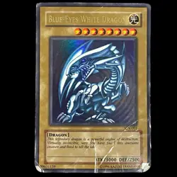2002 Yu-Gi-Oh Starter Kaiba Unlimited SDK-001 Blue Eyes White Dragon Ultra Rare - Image 1