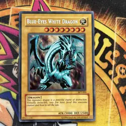 Blue-Eyes White Dragon BPT-009 NM Secret Rare Unlimited Edition Yu-Gi-Oh - Image 1