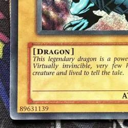 Blue-Eyes White Dragon BPT-009 NM Secret Rare Unlimited Edition Yu-Gi-Oh - Image 5