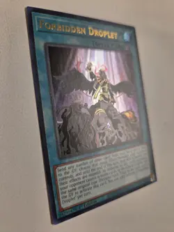Forbidden Droplet RA01 Ultra Rare Yugioh 25th Anniversary Rarity Collection Mint - Image 2