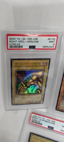 YuGiOh Exodia The Forbidden One Complete Set PSA 8-9 2003 - Image 4