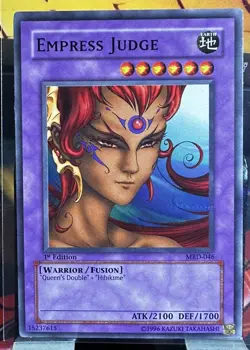 Yu-Gi-Oh! TCG Empress Judge Metal Raiders MRD-046 1st Edition Common - Image 1
