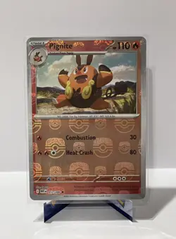 Pignite 012/086 NM Masterball Reverse Holo Pokemon Card TCG Master Ball English - Image 1