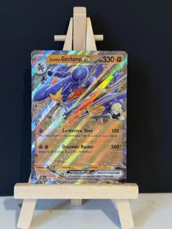 Cynthia’s Garchomp EX 104/182 Holo Destined Rivals Pokemon TCG Card - Image 1