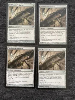 4x Wolfhunter's Quiver | Dark Ascension | MTG Magic Cards NM - Image 1