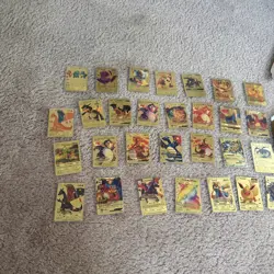 29 Pcs Gold Foil Pokemon Cards RARE - Image 1