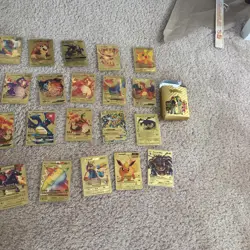 29 Pcs Gold Foil Pokemon Cards RARE - Image 2