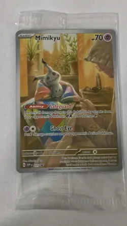 Mimikyu 075 Pokemon Center Exclusive Sv: Scarlet & Violet Promo Card SEALED MINT - Image 1