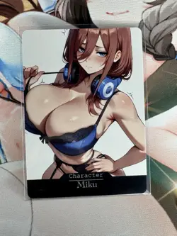 Miko The Quintessential Quintuplets Goddess Story Waifu Anime Custom Card - Image 1