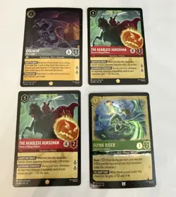 Lorcana Cards, 4 cards in random lot (see pics) - Image 1
