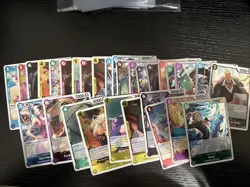 One Piece CCG 30 Card Rare Lot - Image 1