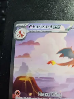 Pokemon TCG Charizard EX 151 Ultra Rare Card Scarlet & Violet Series 199/165 NM - Image 2