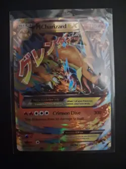 Pokemon Mega Charizard EX 13/106 Holo Ultra Rare 2014 XY Flashfire Card - Image 1