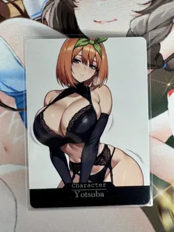 Yotsuba The Quintessential Quintuplets Goddess Story Waifu Anime Custom Card - Image 1