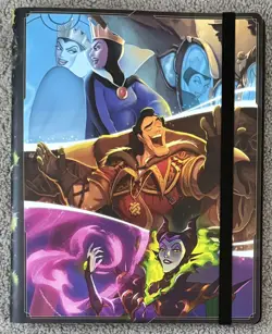 Disney Lorcana The First Chapter Villians 9 Pocket Binder Costco Holds 252 Cards - Image 1
