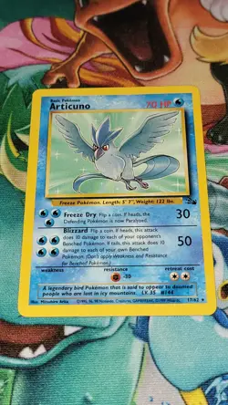 Articuno 17/62 Fossil Set Regular Rare Pokemon Card #1 - Image 1