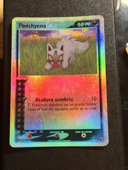 Poochyena 65/109 Reverse HOLO EX Ruby & Sapphire Pokemon Card MP - Image 1