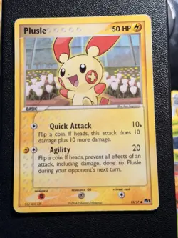 Plusle - 13/17 - Common Pokemon POP Series 1 Promo Card MP - Image 1