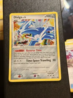 Pokemon Dialga Lv.72 5/127 Holo Rare Pokemon Card - Platinum - MP - Image 1