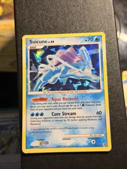 Suicune - 19/132 - Pokemon Secret Wonders Holo Card Cracked Ice Holo HP - Image 1