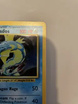 Pokemon TCG Gyarados Base Set Holo Rare Card 6/102 LP Condition - Image 5