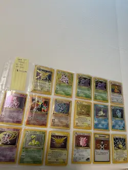 Vintage Pokemon Card Collection Binder 354 Lot WOTC - Image 2