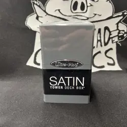 Ultra Pro Card Protection Satin Tower Deck Box - Smoke Grey - Image 2