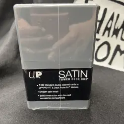 Ultra Pro Card Protection Satin Tower Deck Box - Smoke Grey - Image 3