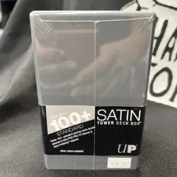 Ultra Pro Card Protection Satin Tower Deck Box - Smoke Grey - Image 4
