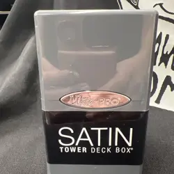 Ultra Pro Card Protection Satin Tower Deck Box - Smoke Grey - Image 5