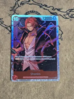 One Piece Card Game Shanks (Reprint) OP09-004 Super Rare NM English - Image 1