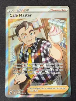 CAFE MASTER TG25/TG30 BRS BRILLIANT STARS TRAINER GALLERY POKEMON CARD TCG NM - Image 2