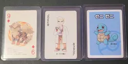 Pokemon Playing Cards/Old Maid Card 3 Card Lot proffesor oak joker, unique cards - Image 1