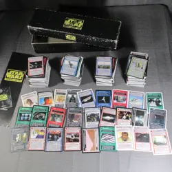 Star Wars CCG Customizeable Card Game SWCCG Box Lot Luke Vader Han Expansions - Image 1