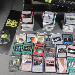 Star Wars CCG Customizeable Card Game SWCCG Box Lot Luke Vader Han Expansions - Image 2