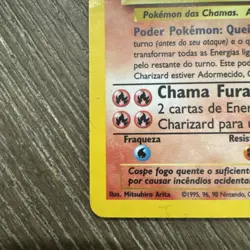 CGC Portuguese Charizard 1999 Base Set 4/102 Holo Pokemon Card - Image 5