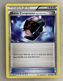 Battle Compressor 92/119 NM-LP XY Phantom Forces 2014 Pokemon Card - Image 1