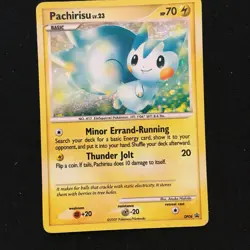 Pachirisu DP04 Black Star Promo Pokemon Card (Holo) Moderately Played - Image 1