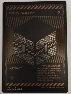 FOIL Teferi's Puzzle Box MTG SLD 368 Rare NM Secret Lair Drop MSCHF UNPlayed - Image 1