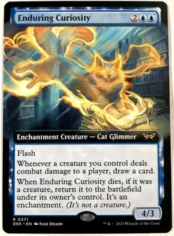 Enduring Curiosity (Extended Art) R Duskmourn: House of Horror 371 NM - Image 1