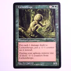 MTG Green - Lichenthrope - Visions - Summon Creature - Magic the Gathering - Image 1