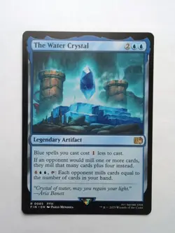 MTG The Water Crystal (FIN) Final Fantasy Regular Rare 85 - Image 1