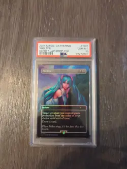 2024 MTG Secret Lair 1587 Shelter Foil Hatsune Miku PSA 10 #1587 - Image 1