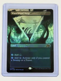 Wastewood Verge - Borderless - Foil, English Aetherdrift MTG Magic - Image 1